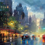 Cityscape Painting