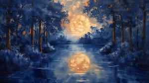 Moon Painting