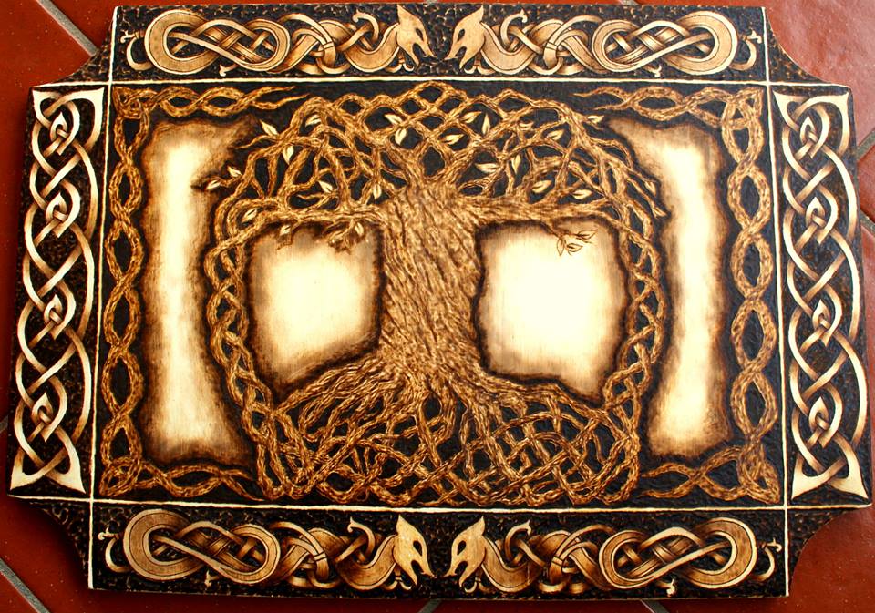 Tree of life Pyrography