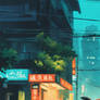 Cyberpunk-seoul-street-on-a-summer-night-heavy-rai