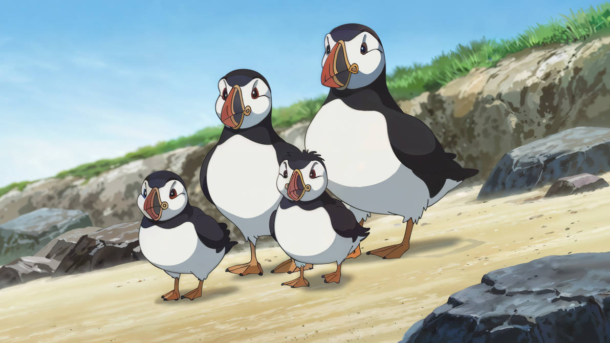 Animal Kingdom families wallpapers (21) Puffin by rlcwallpapers on ...