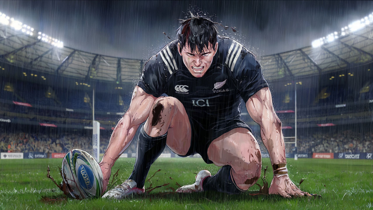 Serene Former Highland Rugby Player Lands Dream Job With The All Blacks Design Illustration Serene Former Highland Rugby Player Lands Dream Job With The All Blacks Design Illustration
