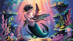 3 Mermaid and Shark FREE (1)