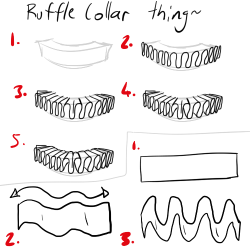 how to draw ruffles