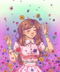 Flower Shower! by JadeKingfisher