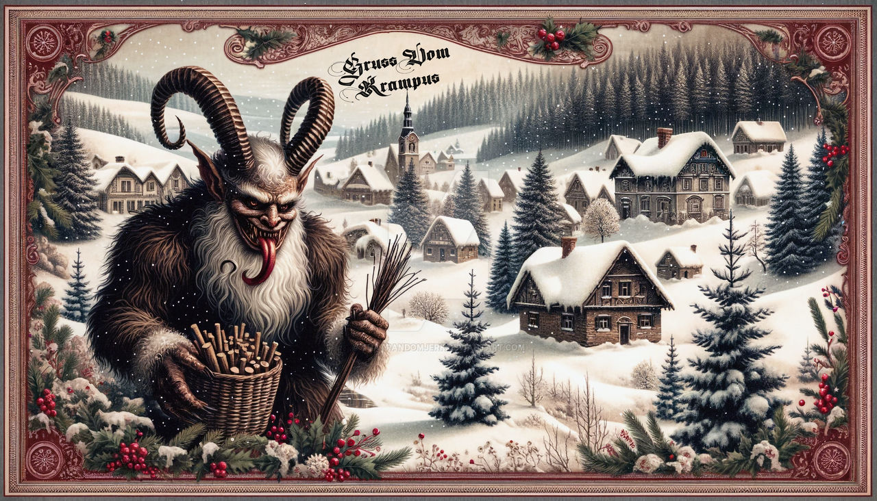 Krampus Card By ThatRandomJerk On DeviantArt
