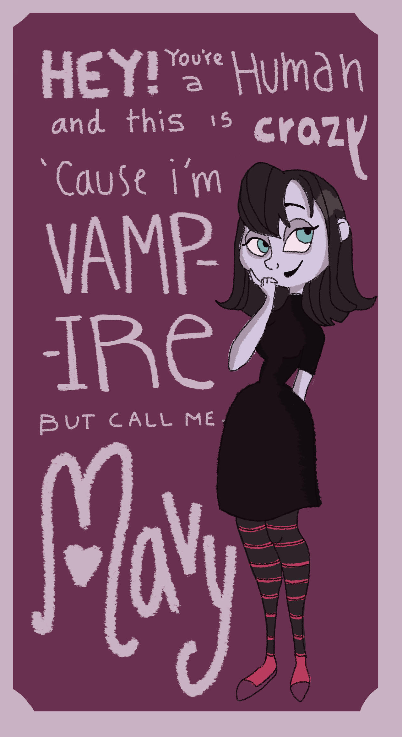 i'm a vampire-- but call me mavy