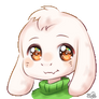 Chibi blinking Asriel