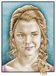 Yule Ball Hermione Colored by nikki13088