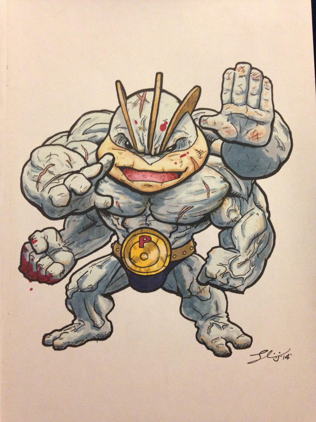 Machamp level 100 by grizlyjerr on DeviantArt