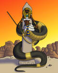 Meretseger the Cobra Guardian by BrandonScottPilcher
