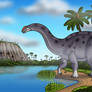 Brontosaurus by the River