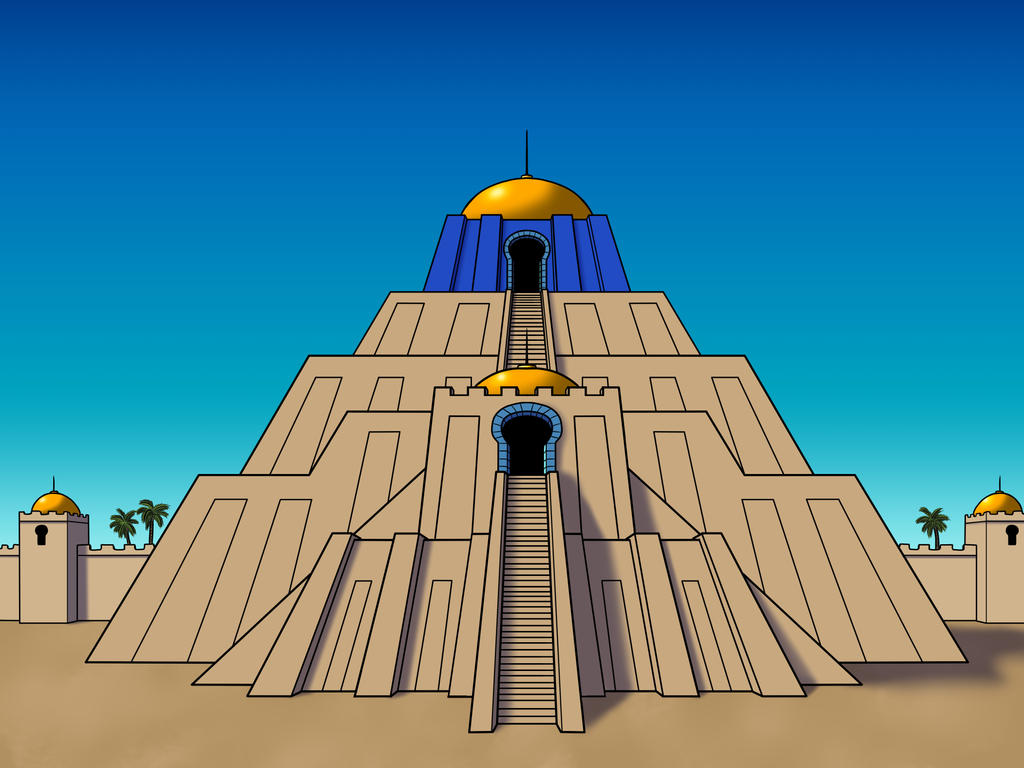Ziggurat Mesopotamian Ziggurat by BrandonScottPilcher on DeviantArt