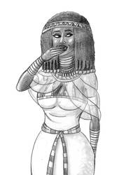 Giggling Egyptian Girl