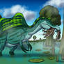 Spinosaurus in the Swamp