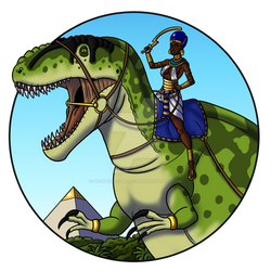 Pharaoh on a Dinosaur