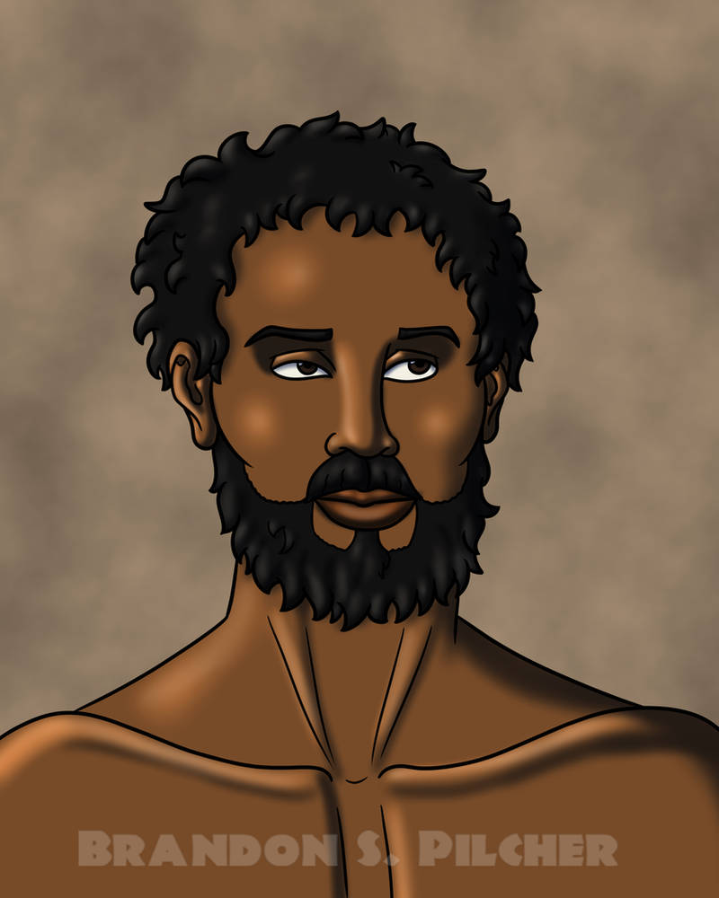 Levantine Men Neolithic Levantine Man Portrait by BrandonScottPilcher on DeviantArt