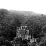 Eltz Castle, Germany, RLP, Black and White