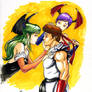 Morigan Lilith Teasing Ryu