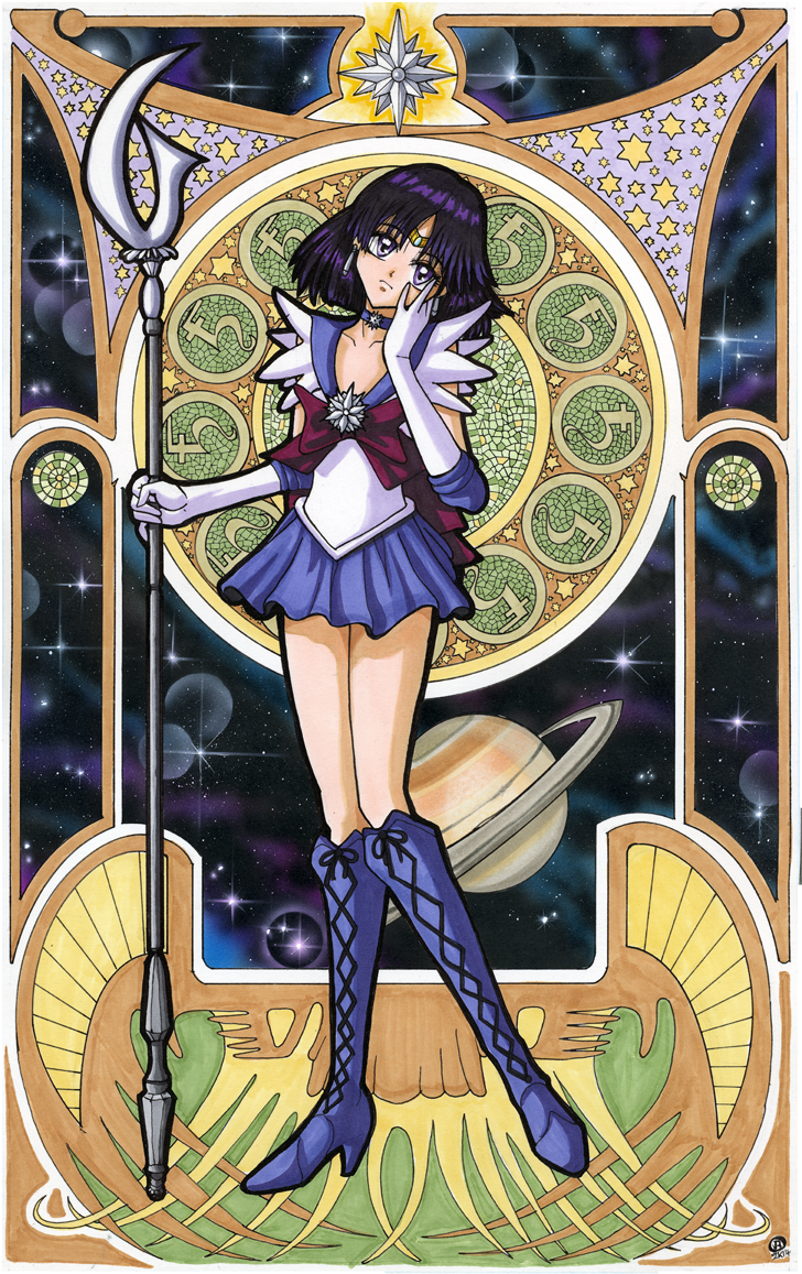 Sailor Saturn (Mucha)