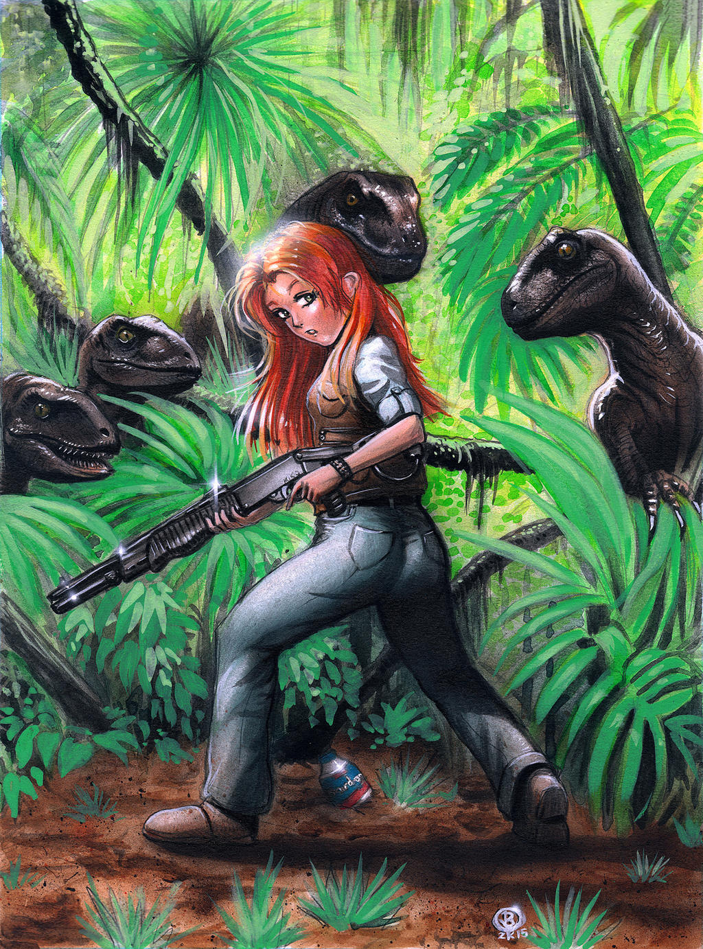 Animefest-2015 Cover Art Submission by Snigom