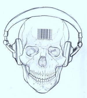 Skull and Headphones