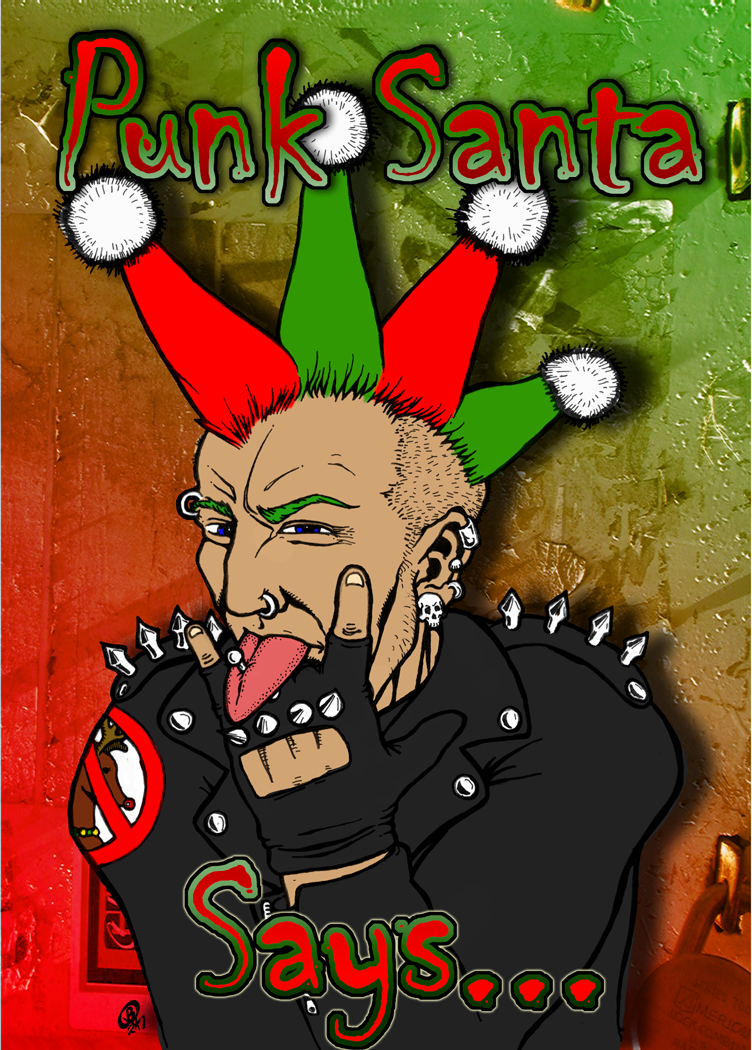 Punk Christmas Card