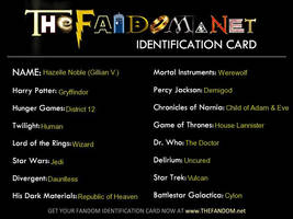 My Fandom Card