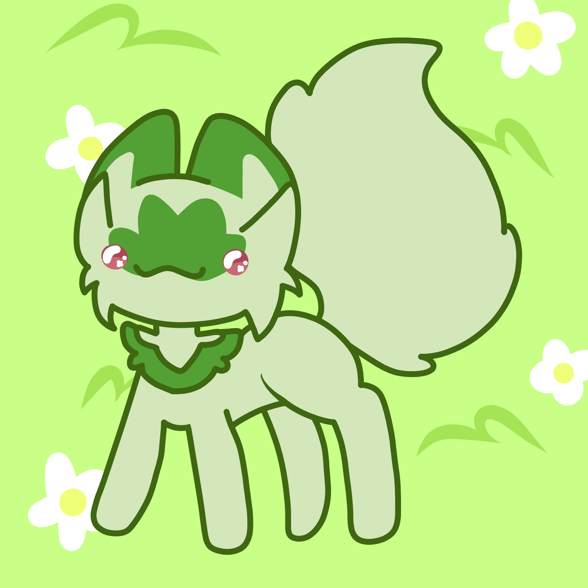Sprigatito by ImaginaryLamb on DeviantArt