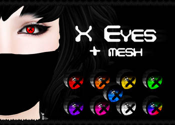 X Eyes Fatpack + MESH (Second Life)