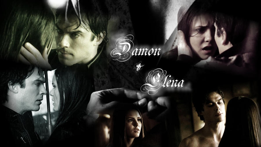 Damon and Elena Wallpaper by MizSweet on DeviantArt Damon and Elena Wallpaper by MizSweet on DeviantArt