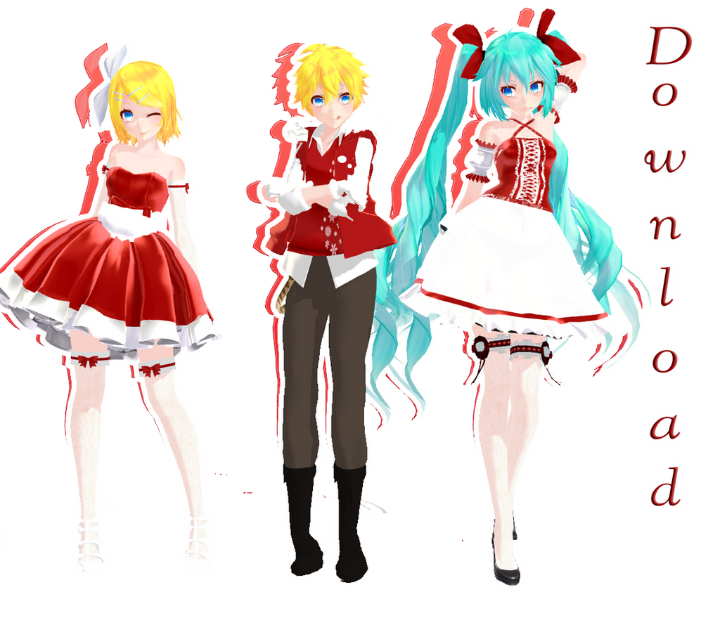 Tda Models ||TDA Models Christmas -download down || by AriasuShiro on DeviantArt