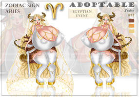 [OPEN] Adoptable #32 _ZODIAC SIGN [ARIES] by foptau