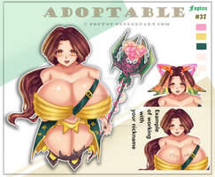 [OPEN] Adoptable #37_Sweet sorceress by foptau
