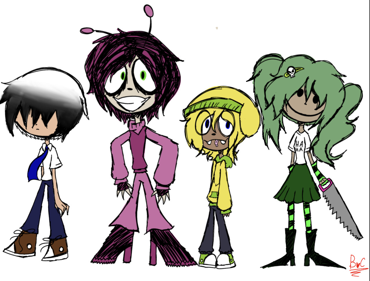 Bugbo characters as human in my style by LowLifeRTL9759 on DeviantArt