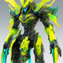 Acid slime mecha fiend defender 1