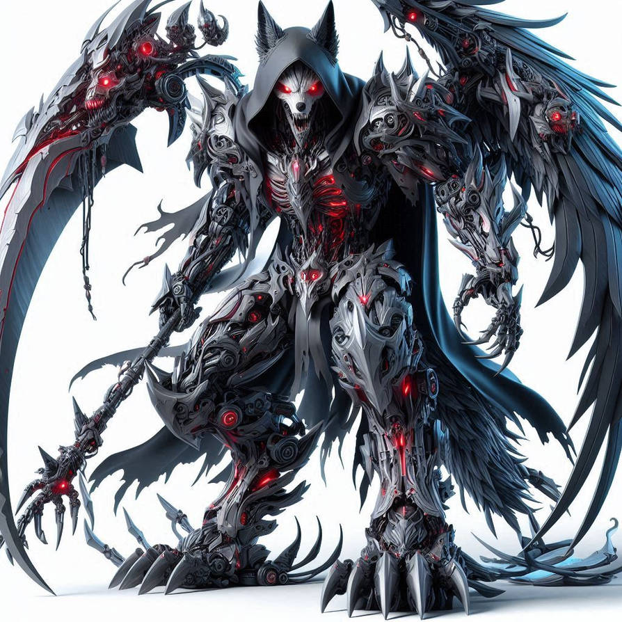 Reaper Wolves Grim reaper mecha wolf n3 by FangTheKitsune15 on DeviantArt