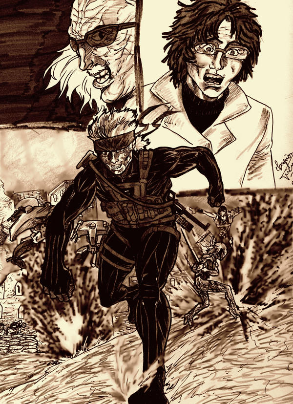 Mgs4 Snow Pattern MGS4 by PierreDave85 on DeviantArt