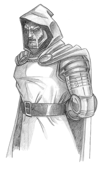 Dr. Doom pencil