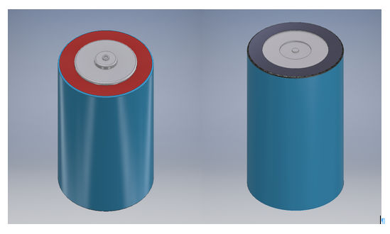Battery Design In Inventor AutoCad For Engineering by Hannele-Rantanen ...