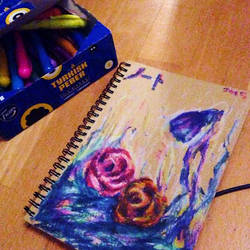 Notebook Crayon make-over