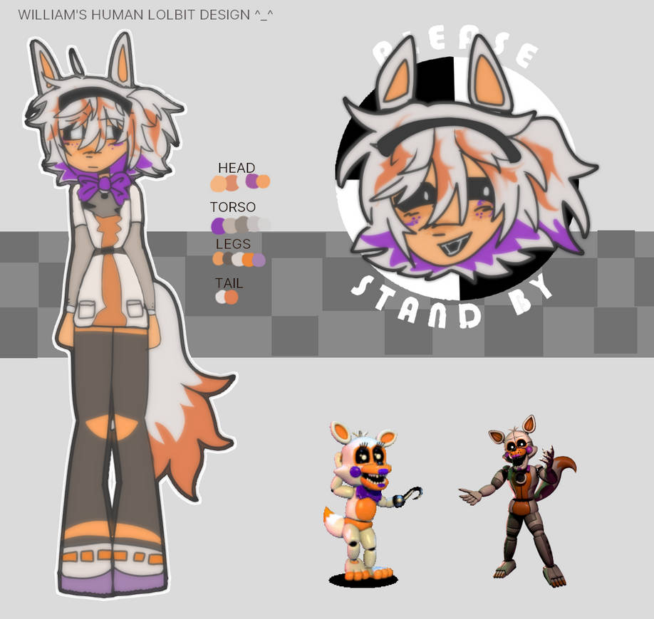 Lolbit First Design human lolbit design by 902mug on DeviantArt
