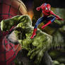 Spiderman x Hulk