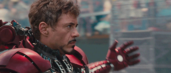 Ready to fight [Iron Man 2 GIF]