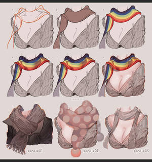 How to Paint Scarf