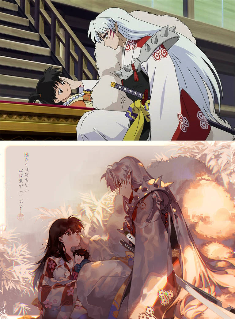 pix Yashahime Rin Gives Birth twins by kawacy on deviantart