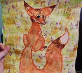 Watercolor Fox