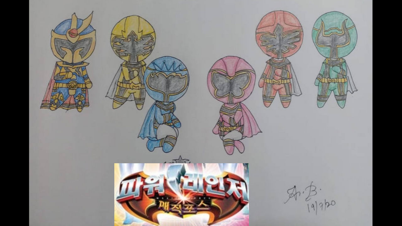 Power Rangers Magic Force by mariushorati on DeviantArt