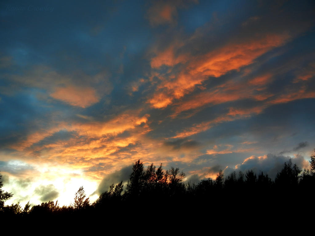 Sunset clouds