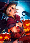 Happy Halloween! Witch Mercy :3 +NSFW by AdrianWolve